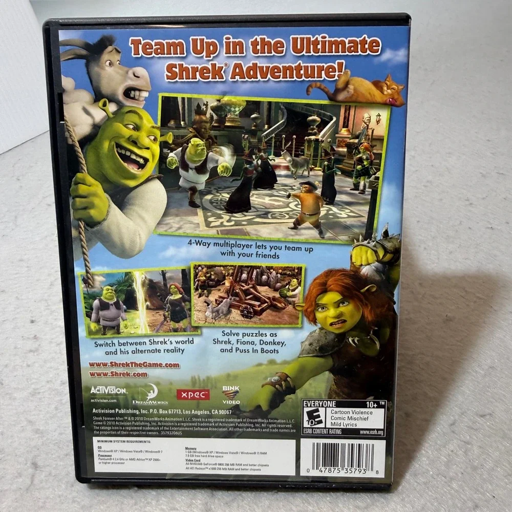 DreamWorks Shrek Forever After PC Game The Final‎ Chapter Activision
